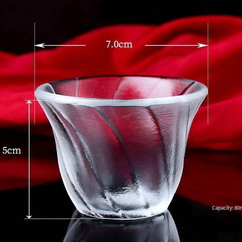 Natural Crystal Teacup - Handcrafted Magnolia Design |